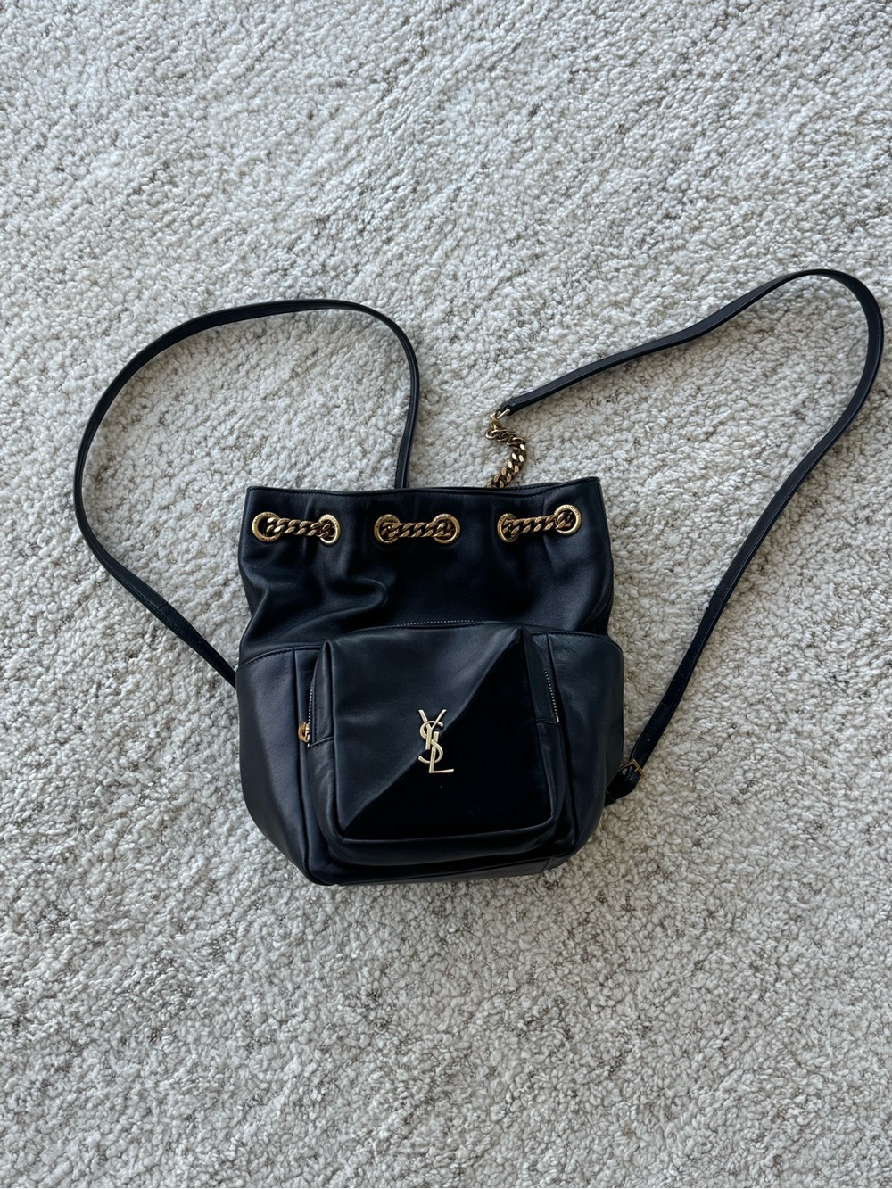 Saint Laurent Leather Backpack
